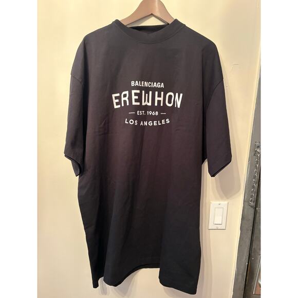 Balenciaga x Erewhon T Shirt Black Size 4/XLBNWT